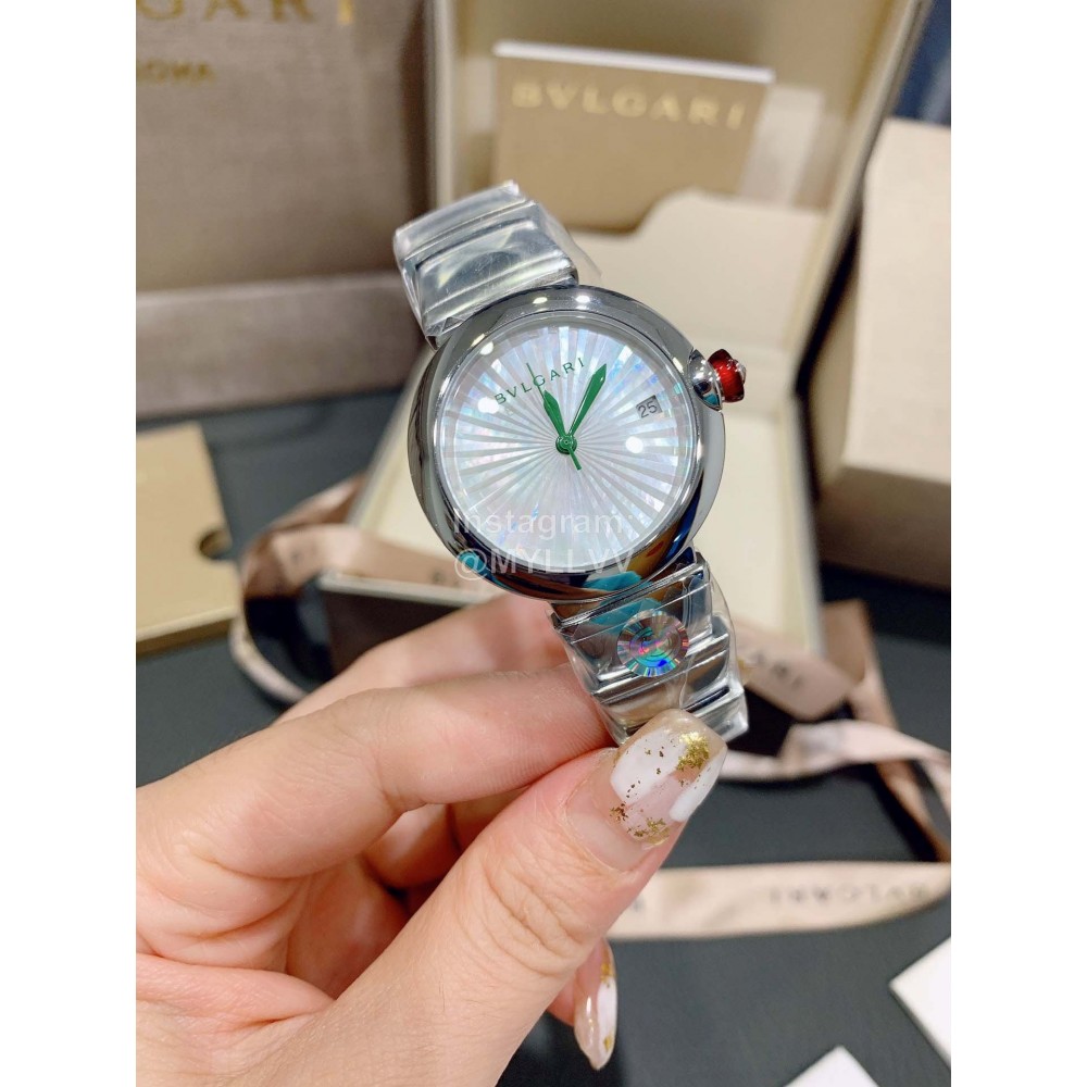 Bvlgari Calendar Steel Strap 33mm Dial  Watch 