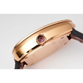 Bvlgari Serpenti Cowhide Strap Watch For Women Brown