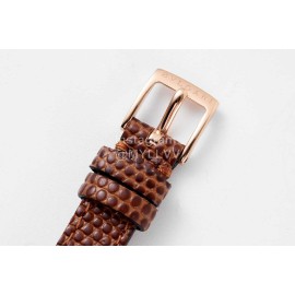 Bvlgari Serpenti Cowhide Strap Watch For Women Brown