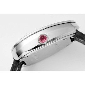 Bvlgari Serpenti Cowhide Strap Watch For Women Black