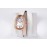 Bvlgari Serpenti Cowhide Strap Diamond Watch White