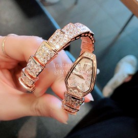 Bvlgari Serpenti Fashion Sapphire Glass Diamond Watch