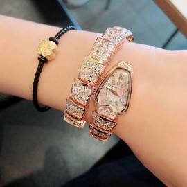 Bvlgari Serpenti Fashion Sapphire Glass Diamond Watch