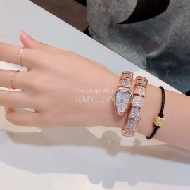 Bvlgari Serpenti Fashion Sapphire Glass Diamond Watch