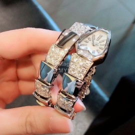 Bvlgari Serpenti Sapphire Glass Diamond Watch