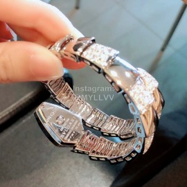 Bvlgari Serpenti Sapphire Glass Diamond Watch