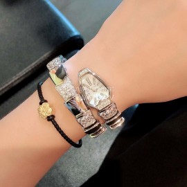 Bvlgari Serpenti Sapphire Glass Diamond Watch