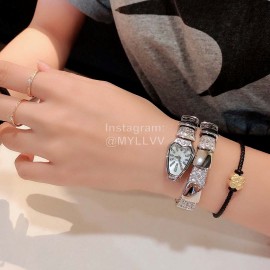 Bvlgari Serpenti Sapphire Glass Diamond Watch