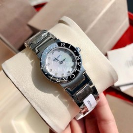 Bvlgari Fashion Binling Binling Steel Strap Diamond Watch