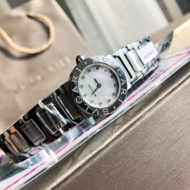 Bvlgari Fashion Binling Binling Steel Strap Diamond Watch