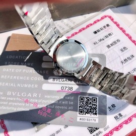 Bvlgari Fashion Binling Binling Steel Strap Diamond Watch