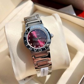 Bvlgari New Binling Binling Steel Strap Diamond Watch