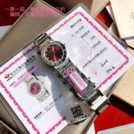 Bvlgari New Binling Binling Steel Strap Diamond Watch