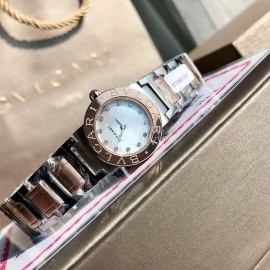 Bvlgari Fashion Steel Strap Diamond Watch