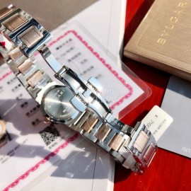 Bvlgari Fashion Steel Strap Diamond Watch