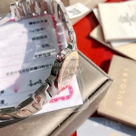 Bvlgari New Steel Strap Diamond Watch