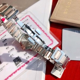 Bvlgari New Steel Strap Diamond Watch