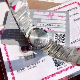Bvlgari Binling Binling Diamond Steel Strap Watch