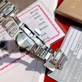 Bvlgari Binling Binling Diamond Steel Strap Watch