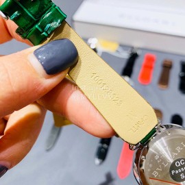 Bvlgari Blingbling Diamond Soft Strap Watch Green