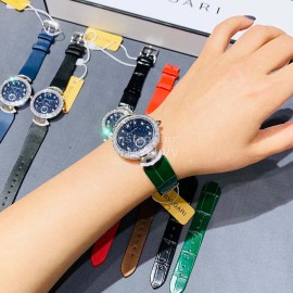 Bvlgari Blingbling Diamond Soft Strap Watch Green