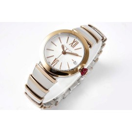 Bvlgari Serpenti Series 33mm Dial Lvcea Watch White