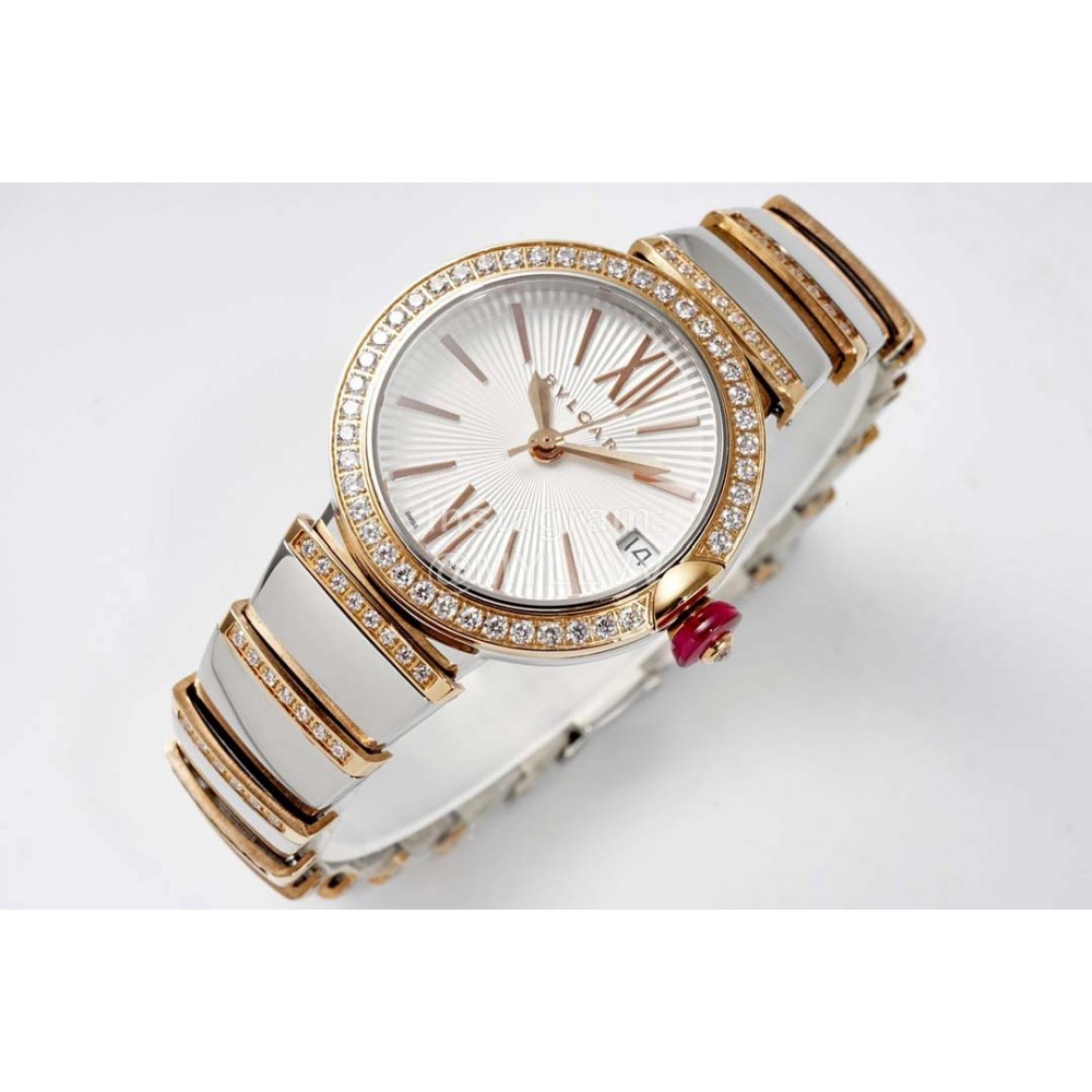 Bvlgari Serpenti Series 33mm Dial White Lvcea Watch