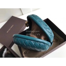 Bottega Veneta Sheepskin Woven Antique Hand Bag Green