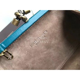 Bottega Veneta Sheepskin Woven Antique Hand Bag Green