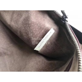 Bottega Veneta Soft Leather Woven Zipper Handbag Purple 301204