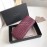 Bottega Veneta Classic Long Folding Cowhide Wallet Purplish Red
