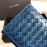 Bottega Veneta Classic Long Folding Cowhide Wallet Blue