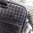 Bottega Veneta New Braided Leather Hand-Held Briefcase Crossbody Bag For Men Black