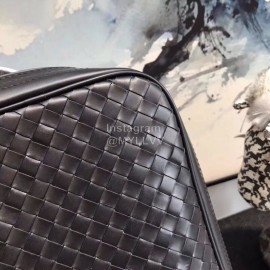 Bottega Veneta New Woven Cowhide Black Backpack For Men