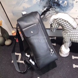 Bottega Veneta New Woven Cowhide Black Backpack For Men