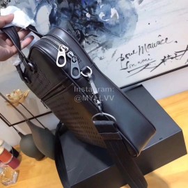 Bottega Veneta New Woven Leather Hand-Held Briefcase For Men 