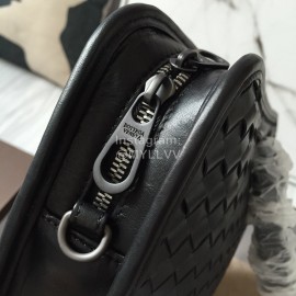 Bottega Veneta New Black Leather Woven Business Leisure Briefcase For Men 248395