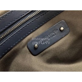 Bottega Veneta Leather Nylon Woven Large Travel Bag