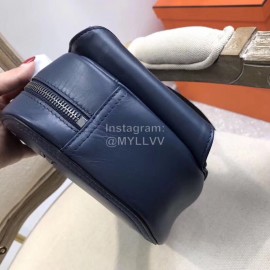 Bottega Veneta Fashionable Cowhide Chest Bag Waist Bag Blue