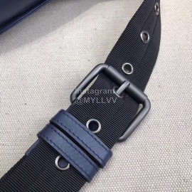 Bottega Veneta Fashionable Cowhide Chest Bag Waist Bag Blue