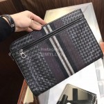 Bottega Veneta Fashion Woven Leather Handbag For Men Black