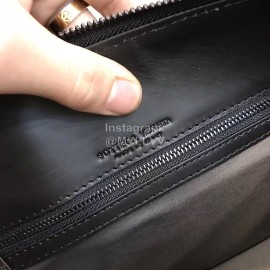 Bottega Veneta Fashion Black Woven Leather Handbag For Men