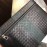 Bottega Veneta Fashion Woven Black Leather Handbag For Men