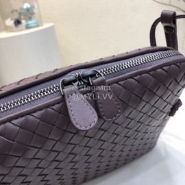 Bottega Veneta Fashionable Sheepskin Woven Messenger Bag