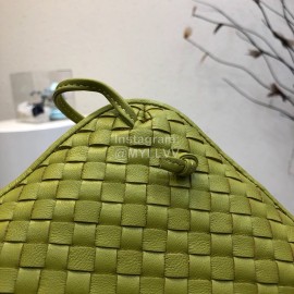 Bottega Veneta Fashionable Sheepskin Woven Messenger Bag Yellow