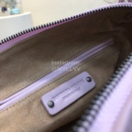 Bottega Veneta Fashionable Sheepskin Woven Messenger Bag Light Purple