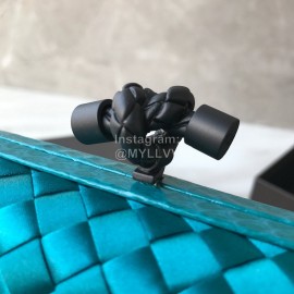 Bottega Veneta Fashion Woven Party Bag For Women Green Blue