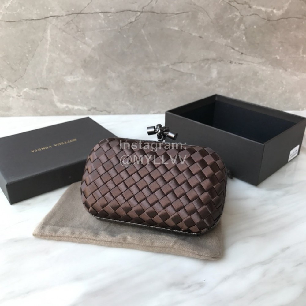 Bottega Veneta Fashion Woven Party Bag For Women Dark Brown