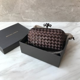 Bottega Veneta Fashion Woven Party Bag For Women Dark Brown