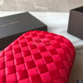 Bottega Veneta Fashion Woven Party Bag For Women Red